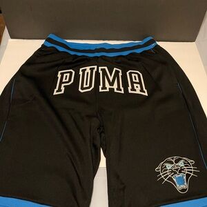 Size XL Men’s Puma Shorts Black Blue New